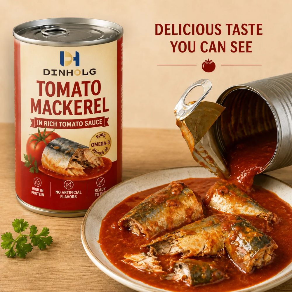 Wholesale Canned Mackerel in Tomato Sauce