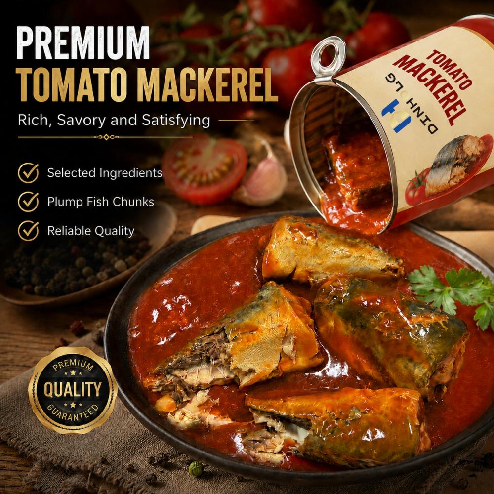 Wholesale Canned Mackerel in Tomato Sauce