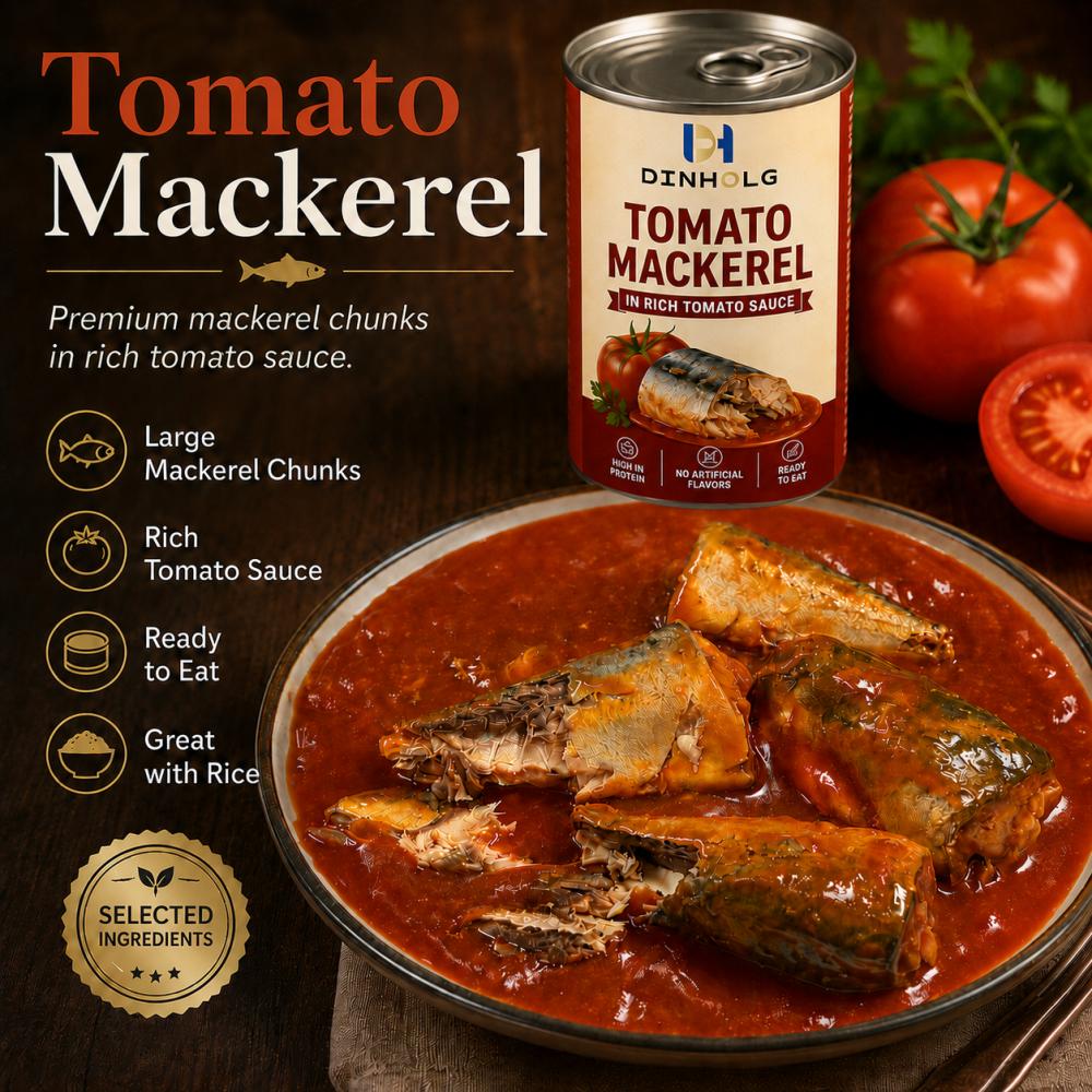 Wholesale Canned Mackerel in Tomato Sauce